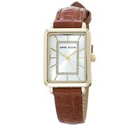 Anne Klein Women's Glitter Accented Croco-Grain Strap Watch