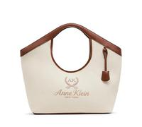 Anne Klein Women's Large Printed Tote with Detachable Strap, Natural/Hazelnut, L, Anne Klein Women's Large Printed Tote With Detachable Strap