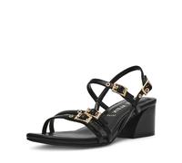 Anne Klein Women's Mackenzie Heeled Sandal, Black, 6 UK