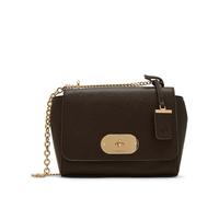 Anne Klein Women's Medium Flap with Varigated Chain Strap, Espresso Shoulder