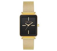 Anne Klein Women's Mesh Bracelet Watch, Gold/Black