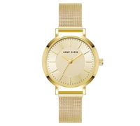 Anne Klein Women's Mesh Bracelet Watch, Gold, Japanese