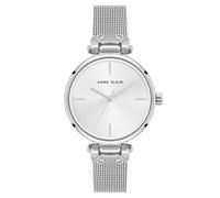Anne Klein Women's Mesh Bracelet Watch, Silver, Classic