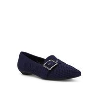 Anne Klein Women's Oakland Ballet Flat, Navy, 5 UK