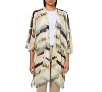 Anne Klein Women's Oversized Sheer Cardigan, White Dove Multi, L