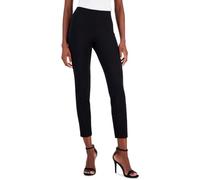 Anne Klein Women's Pull on Hollywood Waist Slim Ankle Pant, Asphalt, S
