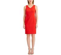 Anne Klein Women's Ridge Crest V-Neck Sheath Dress, Cherry Oasis, 18