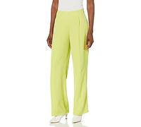 ANNE KLEIN Women's Side Zip Hollywood Waist W/Pleats Wide Pants, Celery, 12