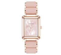 Anne Klein Women's Silicone Bracelet Watch, Rose Gold/Blush
