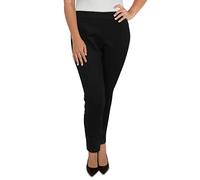 ANNE KLEIN Women's Slim Compression Pant, Black, 16