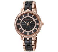 Anne Klein Women's Swarovski Crystal Accented Ceramic Bracelet Watch, AK/3810
