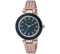 Anne Klein Women's Swarovski Crystal Accented Mesh Bracelet Watch