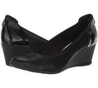 Anne Klein Women's Timeout Wedge Pump, Black, 3 UK