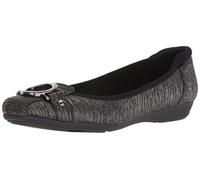 Anne Klein Women's Umeko Ballet Flat, Pewter Multi, 9 M US