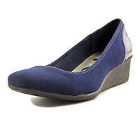 Anne Klein Women's Wisher Wedge Heel Pumps, Navy, 3.5 UK