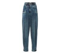 Anne Marie Denim-Look Trousers Blue XS
