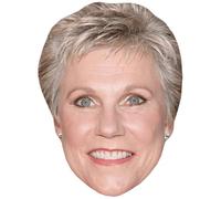 Anne Murray (Smile) Celebrity Mask, Flat Card Face, Fancy Dress Mask