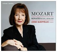 ANNE QUEFFELEC - MOZART: SONATES POUR PIANO K 331 332 and 333 [CD]