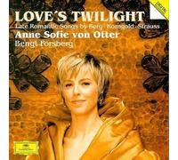 Anne Sofie von Otter: Love's Twilight - Late Romantic Songs by Berg, Korngold, Strauss Import Edition by Anne Sofie von Otter (1994) Audio CD by Unknown (0100-01-01j
