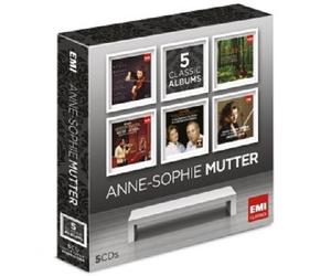 ANNE-SOPHIE MUTTER - FIVE-IN-ONE 5 CD BACH/MOZART/VIVALDI/+ VIOLINE NEW