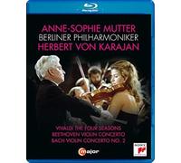 Mutter,Anne-Sophie - Anne-Sophie Mutter, Berliner Philharmoniker, Herbert von Karajan [Anne-Sophie Mutter; Berliner Philharmoniker; Herbert von Karajan] [C Major Entertainment: 755304] [Blu-ray]
