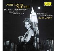 Anne-Sophie Mutter New York Philharmonic Orchestra Kurt Masur - Brahms: Violin Concerto In D Major, Op. 77 / Schumann: Fantasy For Violin And Orchestra In C Major, Op. 131