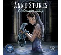 Anne Stokes 2024 Calendar - Month to View Planner, 30cm x 30cm - Features Stunning Fantasy Art, Ideal for Planning and Decoration, Art Lovers - Officially Licensed Merchandise