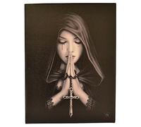 ANNE STOKES Fantastic Design - Gothic Prayer - Canvas Picture on Frame Wall Plaque/Wall Art