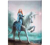 ANNE STOKES Journey Starts Canvas Print 19x25cm
