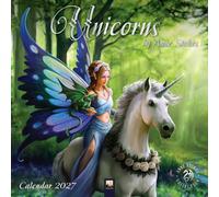 Anne Stokes, Unicorns Calendar 2027, Wall Calendars, Month To View, Art, Gift