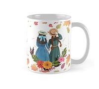 Anne With An E And Diana From Avonlea Green Gables Best Friends Coffee Mug 11oz Ceramic Tea Cups, White