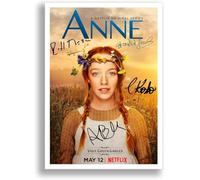 Anne With An E Cast Signed Autograph A4 Poster Photo TV Show Series Season Framed Memorabilia Gift Anne Of Green Gables (A3 Poster Only)