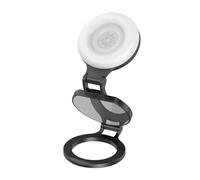 Anneau Lumineux Magnetic - Lamp De Poche Douce À Intensité Variable with Miroir | Magnetic Lumière Pour Selfie, Pour Telephones, Pour Le Travail, La Photographie, Le Maquillage, L'enregistrement