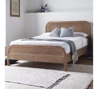 Time4sleep Annecy Rattan HFE Wooden - Bed Frame in Brown | Size: King Time4sleep Brown King