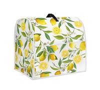 Annejudy Lemon Print Stand Mixer Dust-proof Cover for Kitchen Aid Mixer or Coffee Maker, Appliance Dust Cover Kitchen Appliance Accessories with Pocket and Handle, Easy to Clean