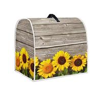 Annejudy Wood Sunflower Kitchen Aid Mixer Cover, Kitchen Stand Mixer Dust Cover with Handle, Kitchen Aid Covers for Stand Mixer or Coffee Maker With Pocket, Kitchen Aid Mixer Assecories