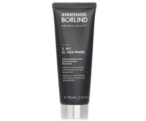 Annemarie Borlind 2 In 1 Black Mask Intensive Care Mask For Combination Skin With Large Pores 75ml
