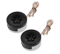 Anneome 1 Pair High Efficiency Mini Dome Car Audio Tweeters Compatibility Easy Noninvasive Installation for Enhanced Sound Quality Any Vehicle for Music Enthusiasts Black Finish