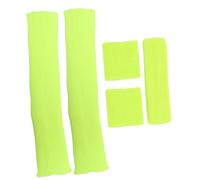 Anneome 1 Set Fitness Headband and Wristband Set for Women Sweat Resistant and Elastic Yoga Accessories for Running Gym and Sports Activities