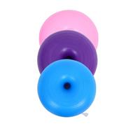 Anneome 1 Set Inflatable Yoga Ball Chair Set Flexible Balance Training Ball for Includes Pump Set Pink for Classroom Exercise Activities