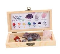 Anneome 1 Set Natural Quartz Crystal Specimens Raw Mineral Collection for Geology Enthusiasts DIY Crafts and Home Unique Irregular Shapes Elegant Box