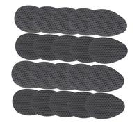 Anneome 10 Pairs Non-Slip Shoe Pads Anti-Noise Adhesive Sole Protectors for High Heels and Flat Shoes High-Heel Protective Pads with Self-Adhesive Design Flexible Fit Black Dot Stickers