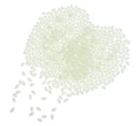 Anneome 1000pcs Glow Fishing Beads Plastic Luminous Beads for Trout Lure Making Lightweight Night Fishing Accessories for Ice and Freshwater Angling