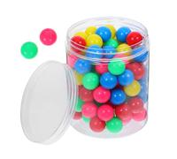 Anneome 100pcs Colorful Plastic Balls Montessori Sorting Stem for Preschool Educational Probability Learning Material Compatible with Laboratory Tracks