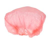 Anneome 100pcs Disposable Red Shower Cap Hair Protective Bathing Hat for Women Bathroom Accessories