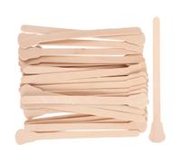 Anneome 100pcs Double-Ended 125mm Wooden Wax Sticks for Hair Removal, Brow and Nose Waxing Applicator Spatulas for Facial and Body Hair Removal Care