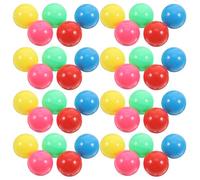 Anneome 100pcs Hollow Plastic Counting Balls Colorful Marbles for Elementary Math Probability Games Gumball Machine Shooter Marbles Educational Manipulatives