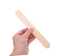 Anneome 100pcs Jumbo Wooden Craft Sticks Unfinished Wood for DIY Art Waxing Ice Cream Face Mask Application Decorative Branch and Model Building
