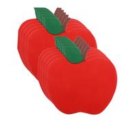 Anneome 100pcs Red Apple Paper Napkins Back to School Party Supplies Unique Die Cut Apple Shape Classroom Decorations Kindergarten Preschool Tissue