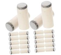 Anneome 100Pcs Replaceable Billiard Cue Tips Durable Plastic Tips for Enhanced Performance Billiard Supplies for Snooker and Pool Players